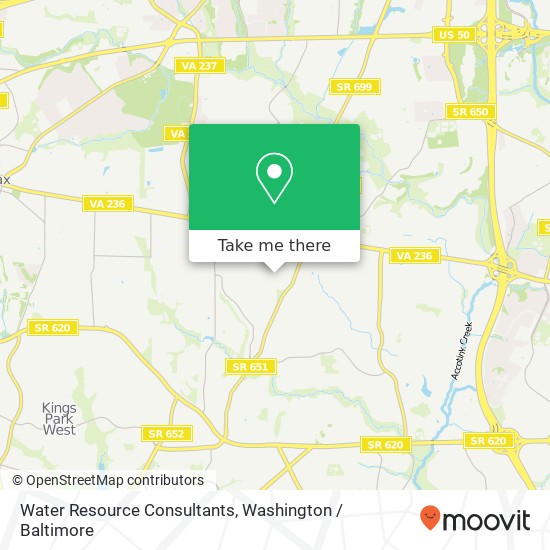 Mapa de Water Resource Consultants