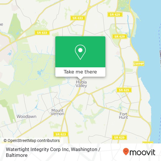 Mapa de Watertight Integrity Corp Inc