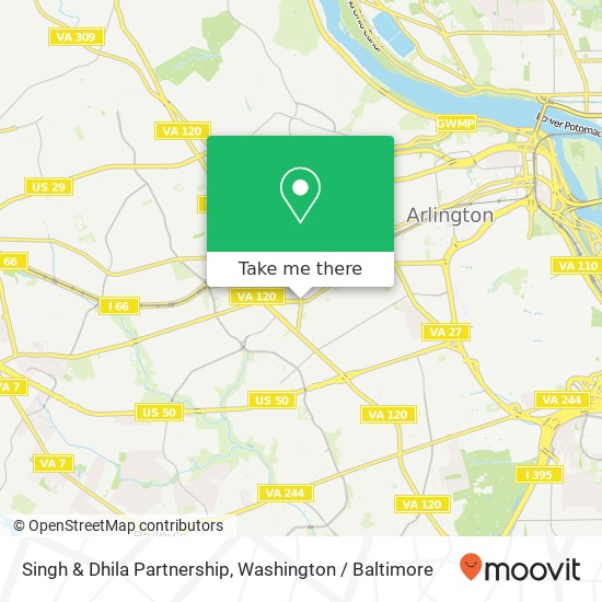 Singh & Dhila Partnership map