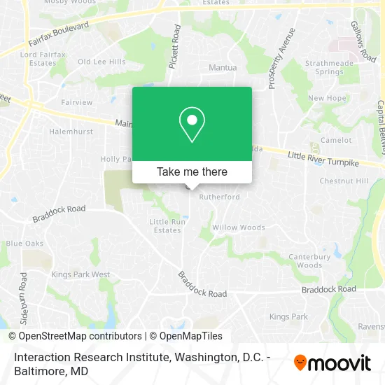 Mapa de Interaction Research Institute