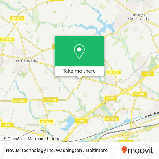 Mapa de Novus Technology Inc