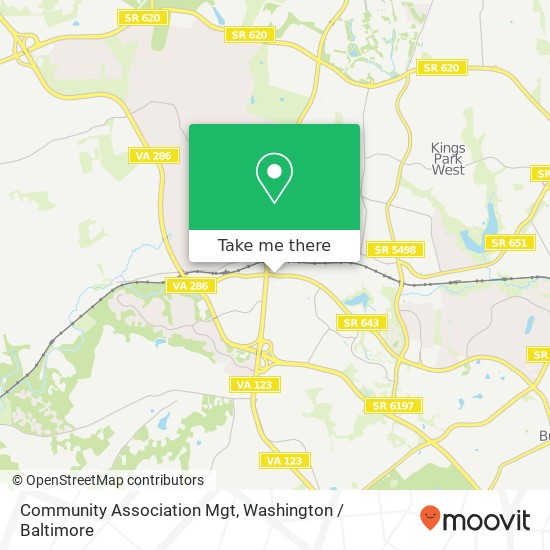Mapa de Community Association Mgt