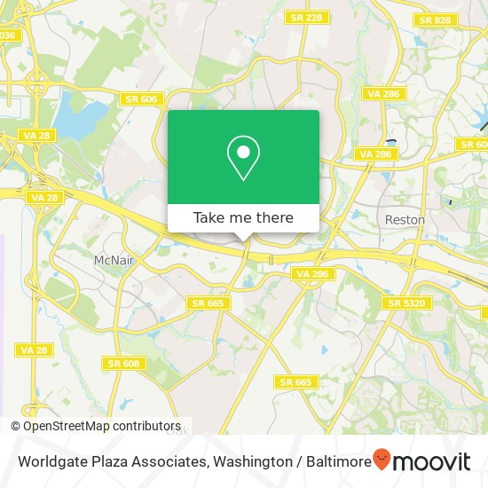 Mapa de Worldgate Plaza Associates