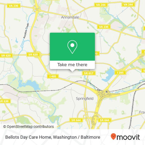 Mapa de Bellots Day Care Home