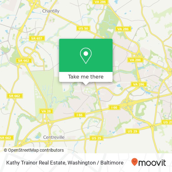 Kathy Trainor Real Estate map