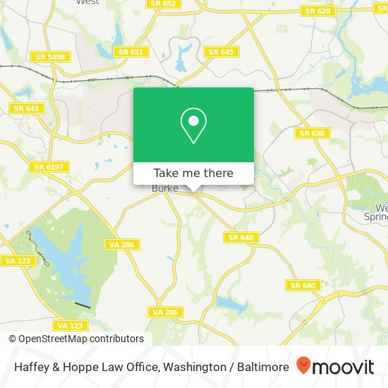 Mapa de Haffey & Hoppe Law Office