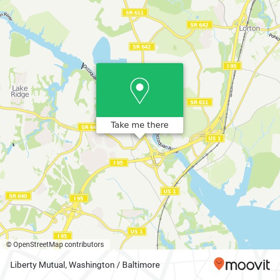 Mapa de Liberty Mutual