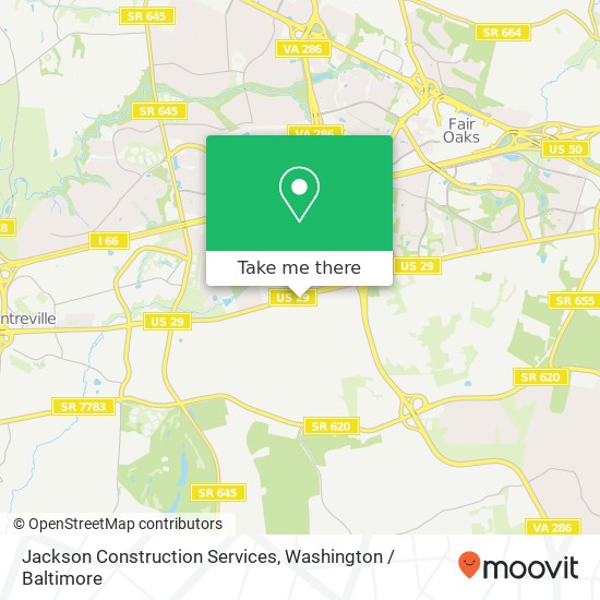 Jackson Construction Services map