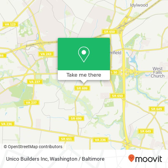 Unico Builders Inc map