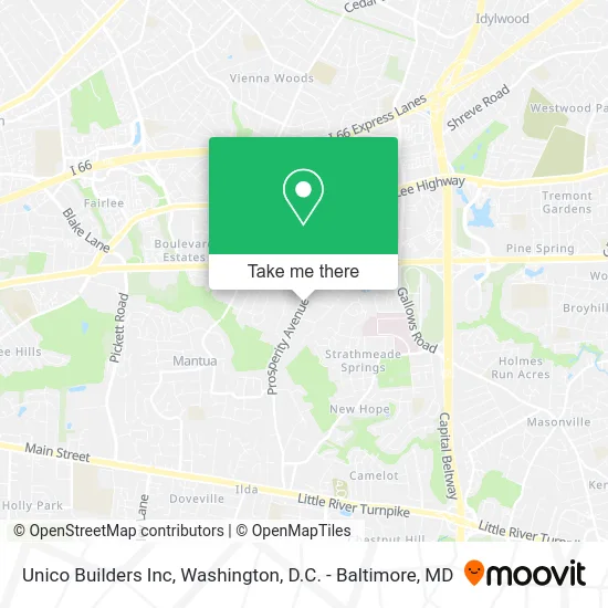 Unico Builders Inc map