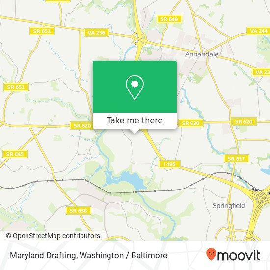 Mapa de Maryland Drafting