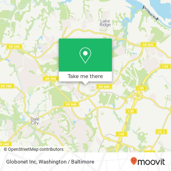 Globonet Inc map