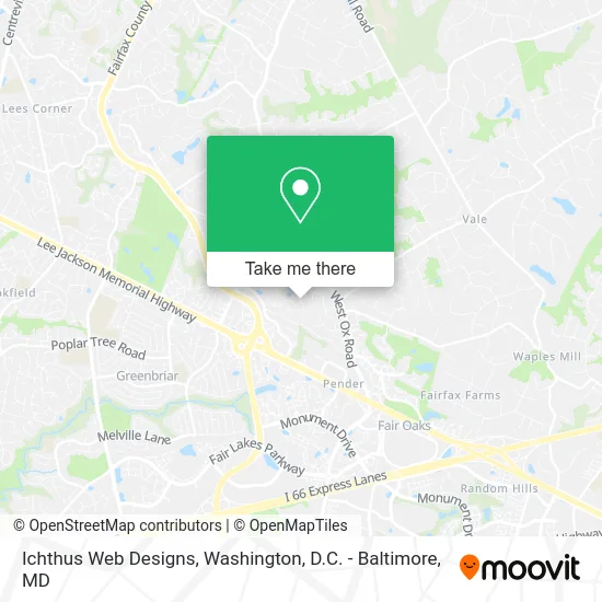 Ichthus Web Designs map