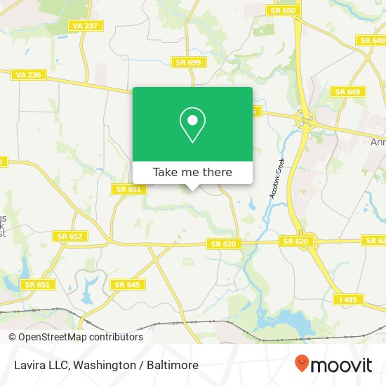 Mapa de Lavira LLC