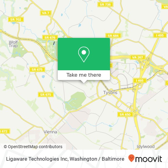 Ligaware Technologies Inc map