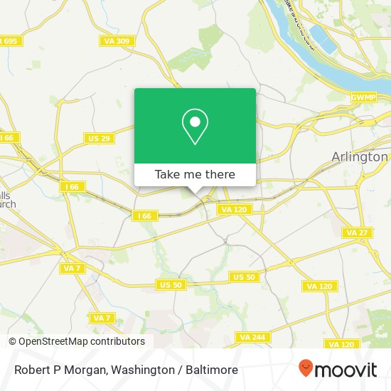 Mapa de Robert P Morgan
