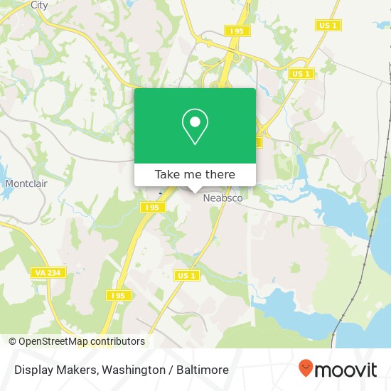 Display Makers map