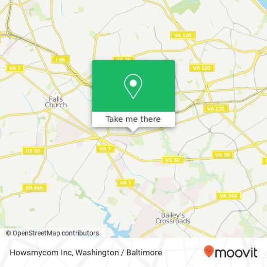 Mapa de Howsmycom Inc