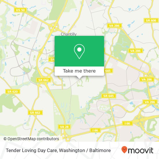 Mapa de Tender Loving Day Care