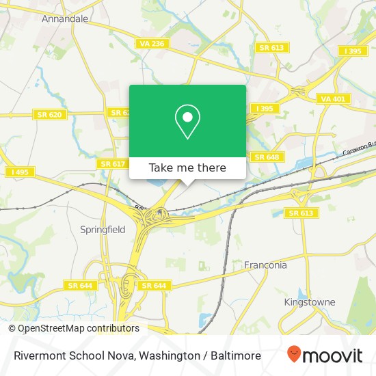 Rivermont School Nova map