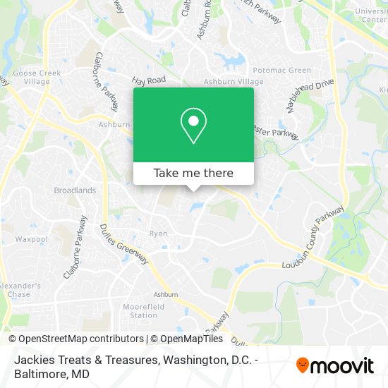 Jackies Treats & Treasures map