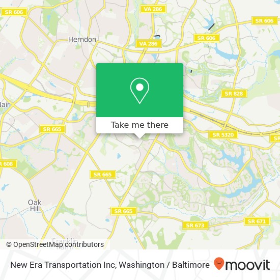 New Era Transportation Inc map