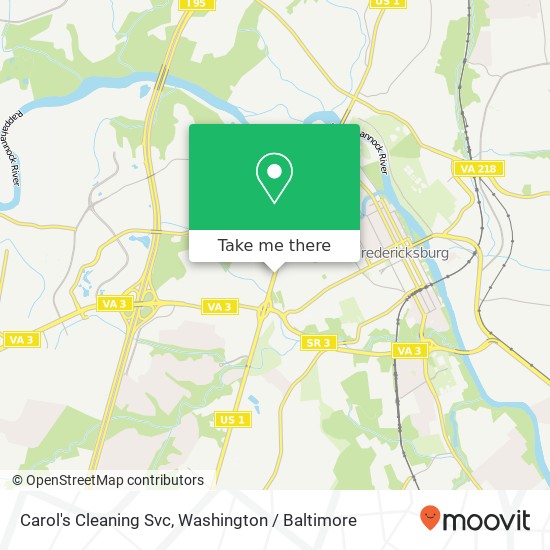 Carol's Cleaning Svc map