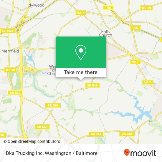 Dka Trucking Inc map