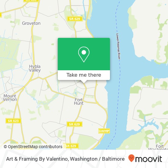 Art & Framing By Valentino map