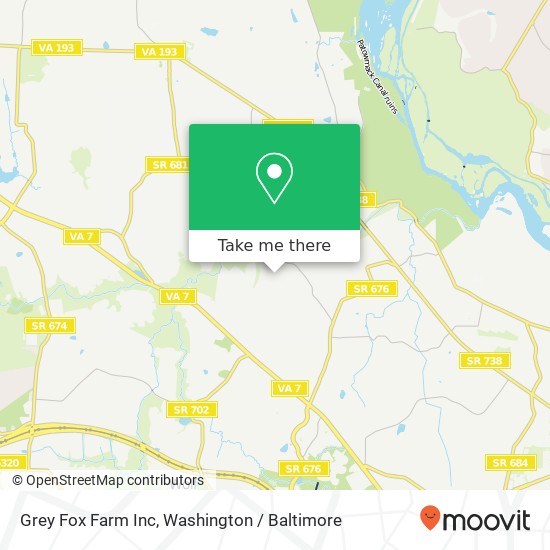 Grey Fox Farm Inc map