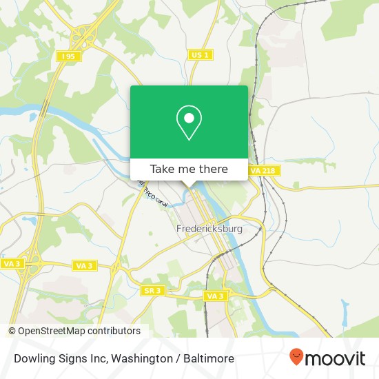 Mapa de Dowling Signs Inc