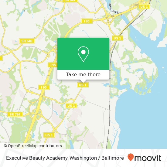 Executive Beauty Academy map