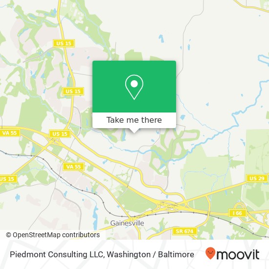 Piedmont Consulting LLC map