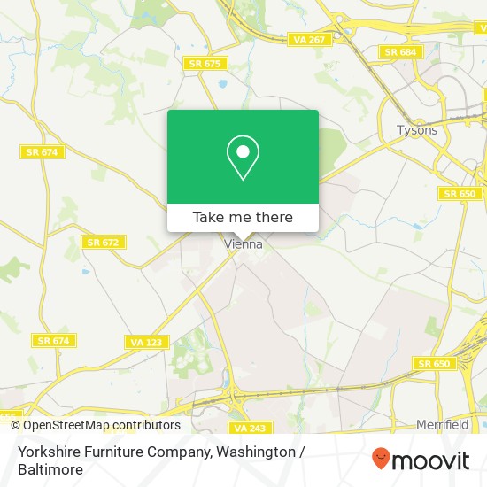 Yorkshire Furniture Company map