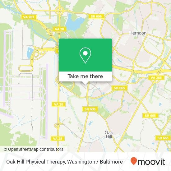 Mapa de Oak Hill Physical Therapy