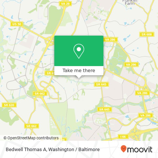 Mapa de Bedwell Thomas A