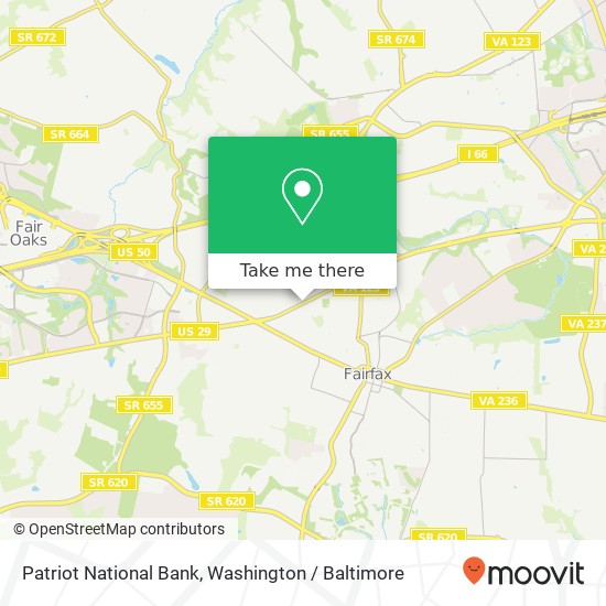 Mapa de Patriot National Bank