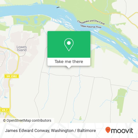 James Edward Conway map