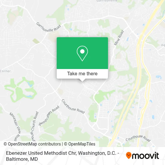 Ebenezer United Methodist Chr map