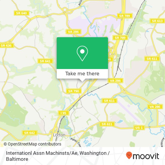 Mapa de Internationl Assn Machinsts/Ae