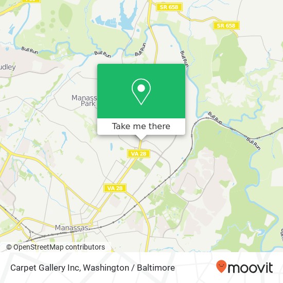 Carpet Gallery Inc map