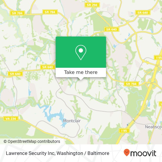 Mapa de Lawrence Security Inc