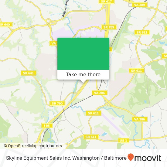 Skyline Equipment Sales Inc map