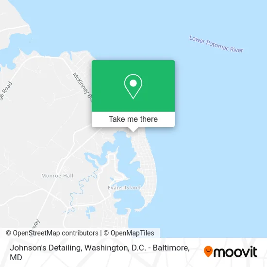 Johnson's Detailing map