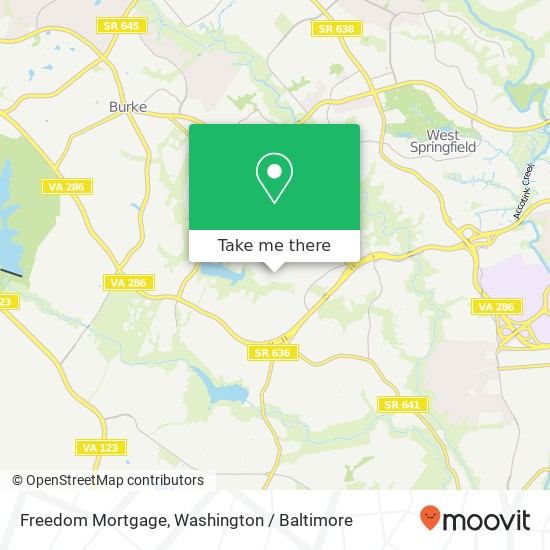 Mapa de Freedom Mortgage