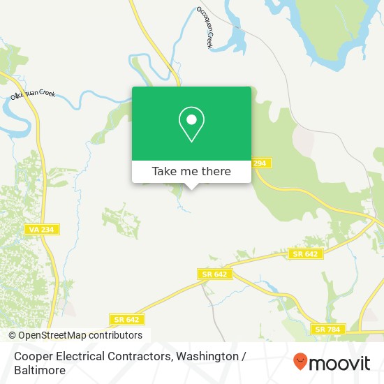 Cooper Electrical Contractors map