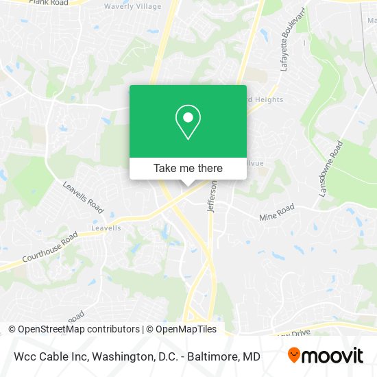 Wcc Cable Inc map