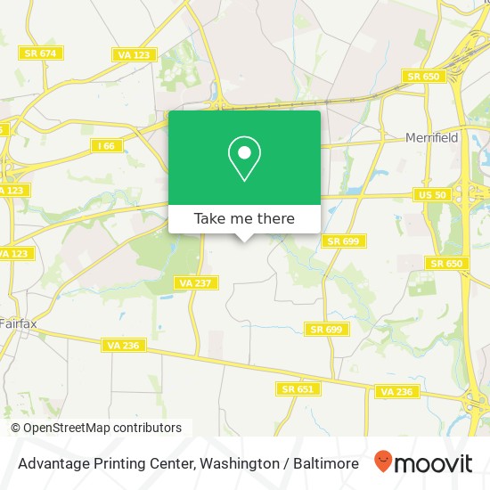 Advantage Printing Center map