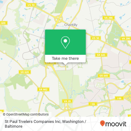 St Paul Trvelers Companies Inc map