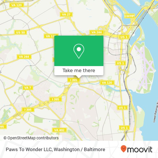 Mapa de Paws To Wonder LLC